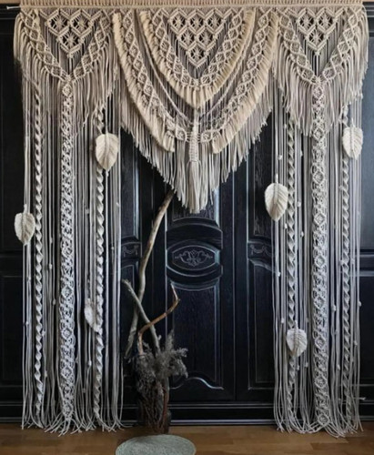 Handmade macrame wedding arch - handmade,