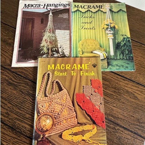 Vintage macrame pattern book - vintage,