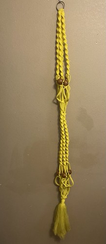 Vintage hand made macrame - hand,