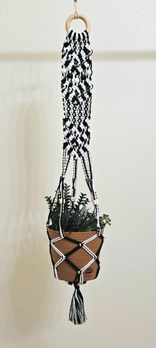 Macrame cotton cord plant - macrame,