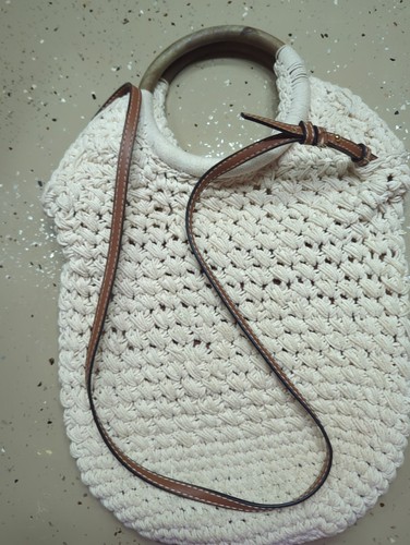 Zara macrame crochet bucket - zara,