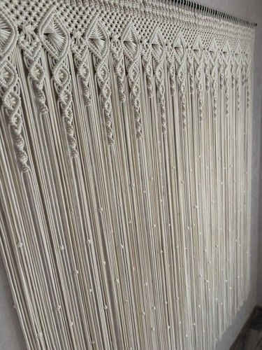 Large macrame window - macrame,