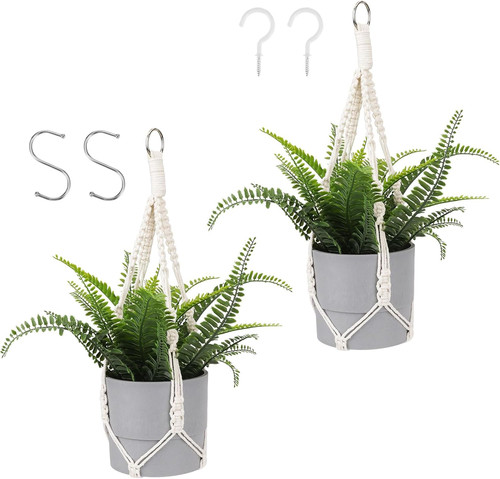 Macrame plant hanger 2pcs - macrame, hanger,